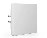 Pulsador KNX, 1 tecla, con LED de estado, con simbolo neutro, serie LITE 55, blanco brillante, Ref. BE-TAL55B1.01