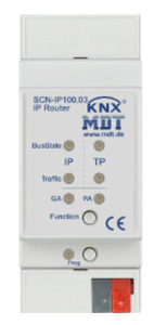 Interfaz de programación KNXnet/IP secure, 4 conexiones tunnel, carril DIN, Ref. SCN-IP000.03