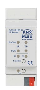 Interfaz de programación KNXnet/IP router, con acoplador línea / área, carril DIN, Ref. SCN-IP100.02