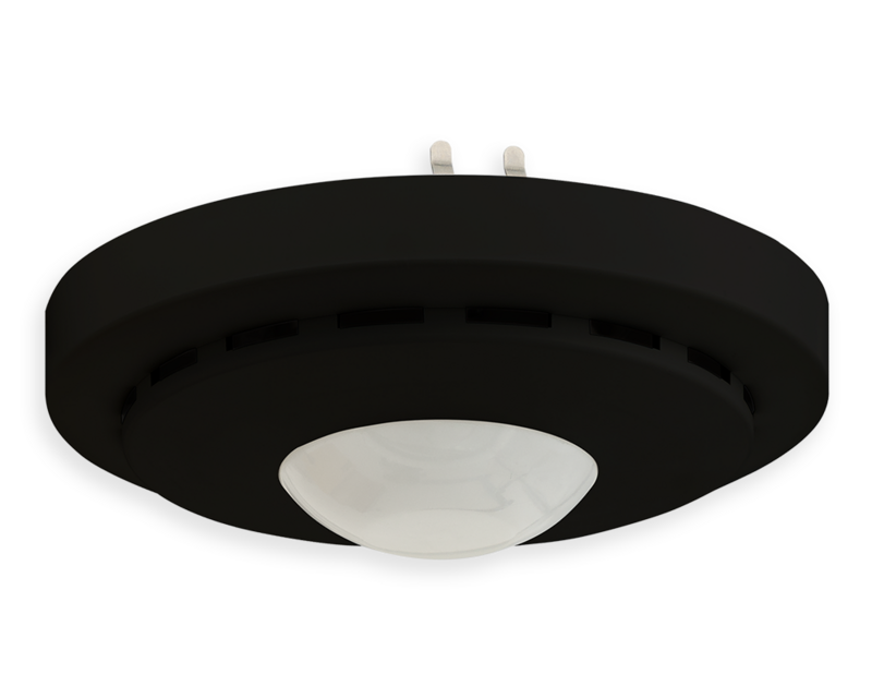Detector de presencia combinado 360° con sensores de clima negro mate, Ref. SCN-KP360K306.03