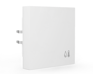 Sensor humedad / temperatura KNX, blanco brillante, Ref. SCN-TFS55.01