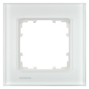 DELTA miro vidrio Marco simple Vidrio blanco auténtico 90 x 90 mm