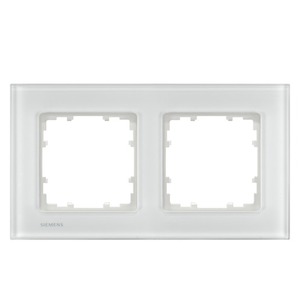DELTA miro vidrio Marco doble Vidrio blanco auténtico 161 x 90 mm