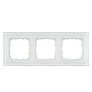 DELTA miro vidrio Marco triple Vidrio blanco auténtico 232 x 90 mm