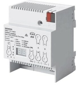Pasarela KNX/DALI N 141/21, con iluminacion de emergencia, Ref. 5WG1 141-1AB21