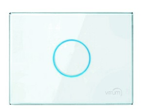 Vitrum I EU KNX Series GLASS COLLECTION  - Pulsador Capacitivo  (FRONTAL)