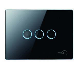 Vitrum III EU KNX Series GLASS COLLECTION  - Pulsador Capacitivo   (FRONTAL).