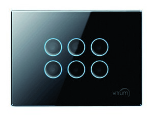 Vitrum Vl EU KNX Series GLASS COLLECTION  - Pulsador Capacitivo   (FRONTAL).