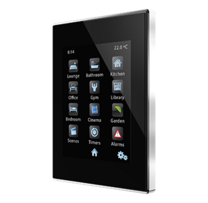 Controlador de estancias KNX, con pantalla tactil, 4.1", 2 entradas, entrada de temperatura / libre potencial, empotrable para caja de mecanismos, serie Z41 Lite, Ref. ZVI-Z41LIT-AC